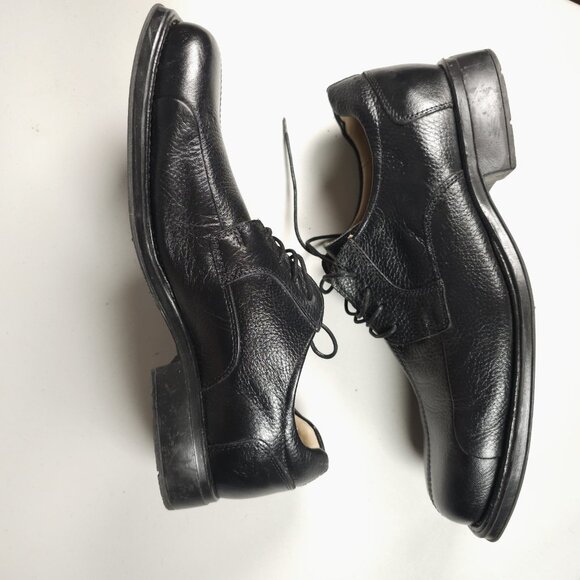 STUDIO BELVEDERE Black Bay Bridge Lace Up Pebbled Leather Shoes Brazil 10 EEE main image 7